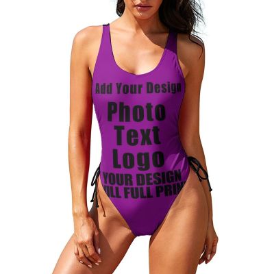 Custom Womens Bathing Suit Personalized Tummy Control Swimsuit Adjustable Swimwear Cover Style08 Darkmagenta