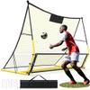 CasaCulina 2-in-1 Portable Soccer Rebounder Net, 6ft x 4.7ft Dual Side Soccer Bounce Back Net, Soccer Rebounder Board Wall with Portable Bag, Soccer Trainer for Team Solo Training, Passing, Volley view 1