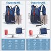 BECOJADDE 15L Small Hiking Backpack for Men Women Foldable Packable Back Pack Ultralight Hiking Daypack for Travel Camping Outdoor, Navy Blue view 4