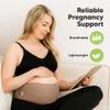 KeaBabies Maternity Belly Bands for Pregnant Women - 1-Pack, Soft & Breathable Pregnancy Belly Support Band, Easy Adjustable Maternity Belt for Back, Pelvic Support, Comfortable (Warm Tan, M/L) view 2