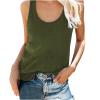 HGps8w Racerback Tank Tops for Women Back Dandelion Printed Chic Sleeveless Loose Fit Summer Yoga Workout Camisole Shirts view 3