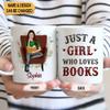 Hyturtle Personalized Book Lover Mug - Book Gifts For Women Lovers Her - Bookish Gift For Bookworm Librarian On Birthday - Inspirational Teacher Present - Custom Coffee Cup Ceramic Mug 11 Oz 15 Oz view 2