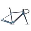 HIMALO Carbon Road Bike Frameset 700c Disc Brake Bike Frame Full Internal Routing Discoloration Frame Set 45/48/51/54CM Thru Axle 100/142mm(Black,51CM) view 1