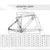 HIMALO 700c Road Bike Frameset Carbon Racing Frame 46/48/50/52/54cm Lightweight Wind-Breaking Disc Brake Frame Thru Axle 100/142mm Internal Routing(Light Grey,50CM) view 2