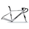 HIMALO Carbon Road Bike Frameset 45/48/51/54CM Disc Brake Racing Frame Thru Axle 100/142mm Internal Routing Frame(Silver,45CM) view 1
