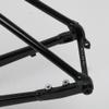 HIMALO Aluminum Alloy Road Bike Frameset 700C Disc Brake Frame + Carbon Fork 12X100mm/12X142mm Thru Axle Frame Set 44/47/50/53/56CM BSA68(Green,56cm) view 4