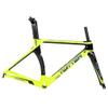 HIMALO C Brake Road Bike Frameset Lightweight Carbon Racing Frame 46/48/50/52/54cm Internal Routing Wind-Breaking Frame QR 100/130mm(Yellow,54CM) view 1