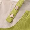 Infant Girls Suspenders Green Solid Color Suspenders Children's Pants Long Pants Summer Clothes Boys (Pink, 4-5 Years) view 2