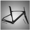 HIMALO Carbon Gravel Bike Frameset 700c Road Bike Frame 45/48/51/54cm Lightweight Disc Brake Frame Set Thru Axle F12x100mm/R12x142mm Internal Routing(Black,51CM) view 1