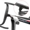 HIMALO 700c Road Bike Frameset Disc Brake Carbon Racing Frame 45/48/51/54CM 100/142mm Thru Axle with Fork Handlebar Seat Tube(Dark Gray,54CM) view 3
