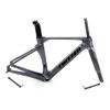 HIMALO Carbon Road Bike Frameset 46/48/50/52/54/56cm 700c Wind Breaking Racing Frame Internal Routing Disc Brake Frame Set Thru Axle 100mm/142mm(Dark Gray,54CM)