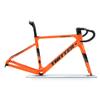 HIMALO Carbon Road Bike Frameset 45/48/51/54CM Disc Brake Racing Frame Thru Axle 100/142mm Internal Routing Frame(Orange,54CM) view 1