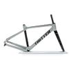 HIMALO Carbon Fiber Road Bike Frameset Off-Road Racing Disc Brake Frame 46/49/52/55cm Thru Axle 100/142mm Can Carry A Variety of Outdoor Gear(Light Gray,49cmc) view 1