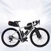 HIMALO Carbon Fiber Road Bike Frameset Off-Road Racing Disc Brake Frame 46/49/52/55cm Thru Axle 100/142mm Can Carry A Variety of Outdoor Gear(Light Gray,49cmc) view 2