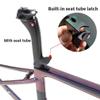 HIMALO Disc Brake Road Bike Frameset 700c Carbon Racing Frame with Fork Handlebar Seat Tube,100/142mm Thru Axle Frame 45/48/51/54CM Full Internal Routing(Black,48CM) view 4
