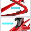 HIMALO Carbon Road Bike Frameset Disc Brake 46/48/50/52/54cm Wind Breaking Racing Frame Thru Axle 100/142mm Internal Routing(Silver,50CM) view 4