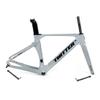 HIMALO Carbon Road Bike Frameset 46/48/50/52/54/56cm 700c Wind Breaking Racing Frame Internal Routing Disc Brake Frame Set Thru Axle 100mm/142mm(Light Gray,50CM) view 1