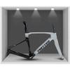 HIMALO Carbon Road Bike Frameset 45/48/51/54cm Disc Brake Racing Frame Thru Axle Lightweight Climbing Cross-Country Frame(Light Gray,45CM) view 1
