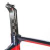 HIMALO 700C Carbon Road Bike Frameset C Brake Wind Breaking Racing Frame 46/48/50/52/54cm 100/130mm QR Frame Internal Routing(Black,46CM) view 4