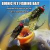 Bionic Fly Fishing Bait, Bionic Fly Fishing Fly, Bionic Fly Fishing Lure, Color Small Fly Hook Fly Fishing Bait, 2024 New Fly Hook Soft Bait Add Fish Attractant Fishing Gear (60pcs-A+B+C, 15MM) view 2