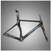 HIMALO Carbon Road Bike Frameset 700C Wind-Breaking Racing Frame 46/48/50/52/54cm QR 100/130mm C Brake Frame with Fork and Seat Tube(Black,52CM) view 1