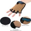 Boao 3 Pairs Kids Bike Gloves Kids Half Finger Fingerless Sports Gloves Non-Slip Gel for 7-12 Years(Lovely) view 4