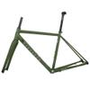 HIMALO 700C Road Bike Frameset Aluminum Alloy Disc Brake Frame BSA68 44/47/50/53/56CM Thru Axle 12X100mm/12X142mm, with Carbon Fork(Green,53cm) view 1