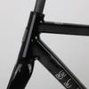 HIMALO 700C Road Bike Frameset Aluminum Alloy Disc Brake Frame BSA68 44/47/50/53/56CM Thru Axle 12X100mm/12X142mm, with Carbon Fork(Green,53cm) view 3