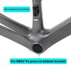 HIMALO Carbon Road Bike Frameset 700C Gravel Bike Frame 45/48/51/54CM Disc Brake Frame Lightweight Thru Axle 12x100mm/12x142mm Internal Routing(51CM) view 3