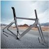 HIMALO Carbon Road Bike Frameset 48/50/52CM Thru Axle Disc Brake Frame 700C Breaking Wind Race Frame Lightweight Internal Routing(50CM Gray) view 1