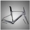HIMALO Carbon Gravel Bike Frameset 700c Road Bike Frame 45/48/51/54cm Lightweight Disc Brake Frame Set Thru Axle F12x100mm/R12x142mm Internal Routing(Dark Gray,51CM) view 1