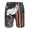 Klainlcly Eagle American Flag Mens Swim Trunks Swimwear Quick Dry Swimsuits Beach Shorts with Pockets XX-Large view 4