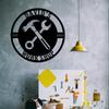 Personalized Workshop Name Metal Sign, Custom Tools Centerpiece, Tools Wall Decor,Repair Tools Decoration, Custom Workshop Name Sign,Custom Garage Sign Name,Tool Sign,Mechanic Sign Dad Gift (Style-4) view 4