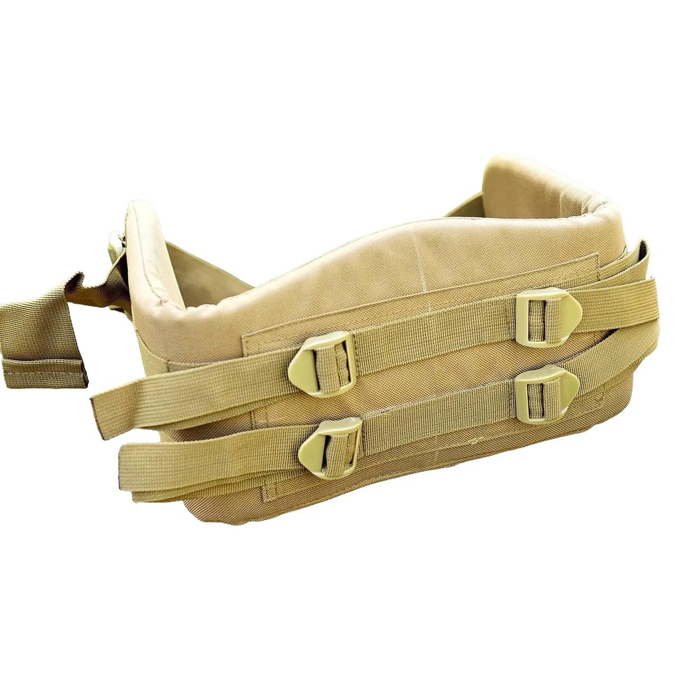 AJSANITY ALICE FIBLE Miliary Belt Double Strap Alice Kidney pad Belt - tactical - Hip - for framed rucksack LC-2 - Carry 220 Lb's -12MM Padding Camping Hiking Outdoor