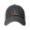 173rd Airborne Brigade Vietnam Veteran - Sky Soldier Cowboy Hat Trucker Mesh Baseball Cap: Comfortable & Sturdy Headwear for Outdoor Black86 view 2