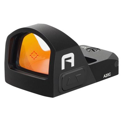 GOWUTAR A20C Multiple Reticles Red Dot Sight - RMR Footprint Red Dot Optic with Shake Awake Function / 2 MOA Dot & 38 MOA Circle Pistol Reflex Sights Designed for Full-Sized Handguns