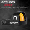 GOWUTAR A20C Multiple Reticles Red Dot Sight - RMR Footprint Red Dot Optic with Shake Awake Function / 2 MOA Dot & 38 MOA Circle Pistol Reflex Sights Designed for Full-Sized Handguns view 2