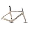 HIMALO Carbon Road Bike Frameset 46/48/50/52/54cm Wind-Breaking Disc Brake Frame Lightweight 100/142mm Thru Axle Frame Internal Routing  for 700c Wheels(Titanium,48CM) view 1