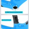 HIMALO Wind Breaking Racing Frameset Disc Brake Carbon Road Bike Frame 46/48/50/52/54cm 100/142mm Thru Axle Frame Internal Routing Blue(54CM) view 4