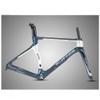 HIMALO Carbon Road Bike Frameset Discoloration Disc Brake Frame 46/48/50/52/54CM Racing Frame Thru Axle 100/142mm with Fork, for 700c Wheels(Silver,46CM) view 1