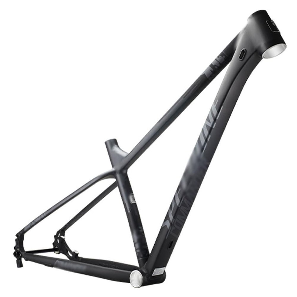 HIMALO Mountain Bike Frame 29er Hardtail XC Bike Frame S/M/L Aluminum Alloy Thru Axle Frame 12 * 142mm Disc Brake Internal Routing Racing Frame(Black,L/Large)