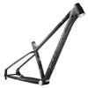 HIMALO Mountain Bike Frame 29er Hardtail XC Bike Frame S/M/L Aluminum Alloy Thru Axle Frame 12 * 142mm Disc Brake Internal Routing Racing Frame(Black,L/Large)
