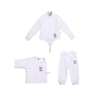 KXJPIZIYB 3-Piece Professional Fencing Suit, 350N Fencing Uniform Suit, for Foil/Epee/Sabre Daily Training, Right Hand(54#)