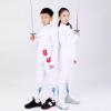 KXJPIZIYB 3-Piece Professional Fencing Suit, 350N Fencing Uniform Suit, for Foil/Epee/Sabre Daily Training, Right Hand(54#) view 2