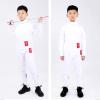 KXJPIZIYB 3-Piece Professional Fencing Suit, 350N Fencing Uniform Suit, for Foil/Epee/Sabre Daily Training, Right Hand(54#) view 3