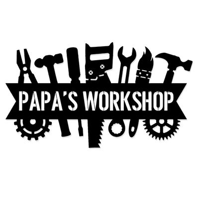 Personalized Workshop Name Metal Sign, Custom Tools Centerpiece, Tools Wall Decor,Repair Tools Decoration, Custom Workshop Name Sign,Custom Garage Sign Name,Tool Sign,Mechanic Sign Dad Gift (Style-11)