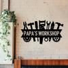 Personalized Workshop Name Metal Sign, Custom Tools Centerpiece, Tools Wall Decor,Repair Tools Decoration, Custom Workshop Name Sign,Custom Garage Sign Name,Tool Sign,Mechanic Sign Dad Gift (Style-11) view 2