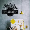 Personalized Workshop Name Metal Sign, Custom Tools Centerpiece, Tools Wall Decor,Repair Tools Decoration, Custom Workshop Name Sign,Custom Garage Sign Name,Tool Sign,Mechanic Sign Dad Gift (Style-2) view 4