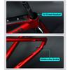 HIMALO Carbon Fiber Road Bike Frameset Off-Road Racing Disc Brake Frame 46/49/52/55cm Thru Axle 100/142mm Can Carry A Variety of Outdoor Gear(Skin Color,46cm) view 3