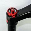 HIMALO Fat Bike Fork 20Inch BMX E-Bike Suspension Fork 110mm Travel Air Fork for 4.0 Tire Beach Snow 1-1/8" QR 9mm Manual Lockout(Matte Black) view 4
